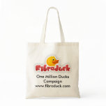 Budget Tote Bag - White Logo
