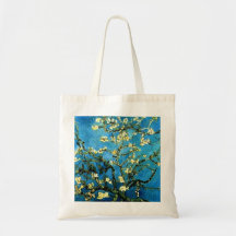 Budget Tote VanGogh Apple Blossoms Canvas Bags