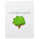 Budgie in a Pear Tree Flyers