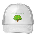 Budgie in a Pear Tree Hat