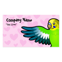 Budgie / Parakeet Love Business Card Templates