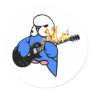 Budgie Rocks 3 Round Stickers