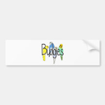 Budgies Bumper Sticker