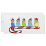 Budgies- Christmas Custom Rack Cards