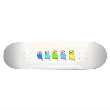 Budgies Parakeet Skateboard
