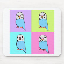 Budgies Pop Art Mousepads