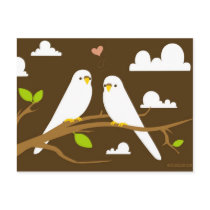 Budgies Postcard