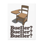 Bueller? Bueller? Bueller?