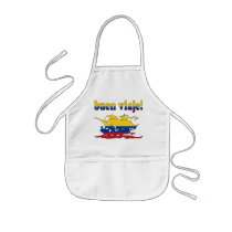 Buen Viaje - Good Trip in Colombian - Vacations Aprons