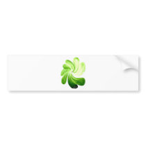 BUENA FORTUNA ABSTRACT BY LIZ LOZ BUMPER STICKERS