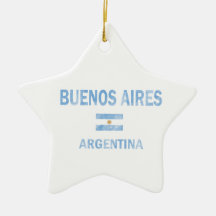 Buenos Aires Argentina Designs Christmas Tree Ornaments