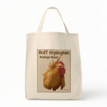 Buff Orpington Rooster image and text Bag