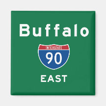Buffalo 90 fridge magnet