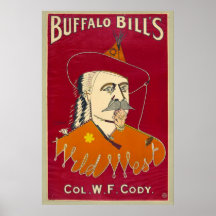 Buffalo Bill Advertisement 1890 Posters