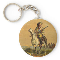 Buffalo Bill "The Scout" Vintage Advertisement Key Chain