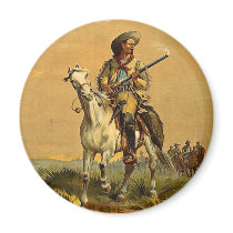 Buffalo Bill "The Scout" Vintage Advertisement Fridge Magnet