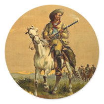 Buffalo Bill "The Scout" Vintage Advertisement Sticker