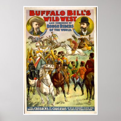 Buffalo Bill Wild West VINTAGE POSTER by RanchLady