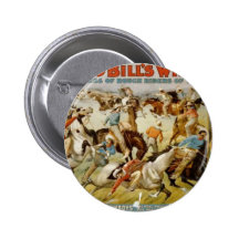 Buffalo Bill's Wild West Show Pinback Buttons