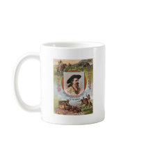 Buffalo BillsWild West Show 1893 Vintage Ad Coffee Mugs