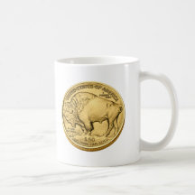 Buffalo Bullion Gold Coin Coffee Mugs