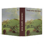 Buffalo Chase, Mouth of the Yellowstone by Catlin Vinyl Binder