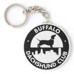 Buffalo Dachshund Club keychain