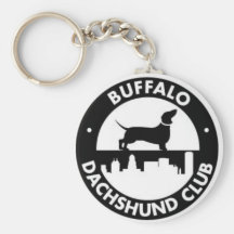 Buffalo Dachshund Club keychain