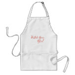 Buffalo Girl tee shirts Apron