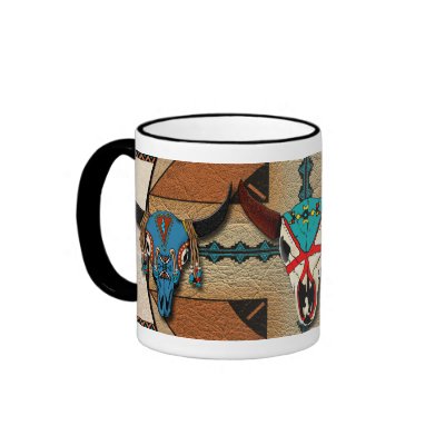 Buffalo Lodge II Coffee Mugs by ZiaSun
