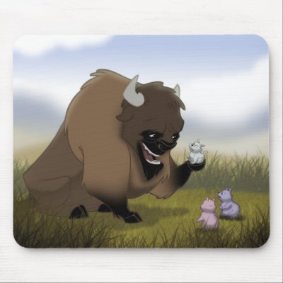 Buffalo Mousepad by adrianropp