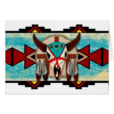 Buffalo Nation Greeting Cards by ZiaSun