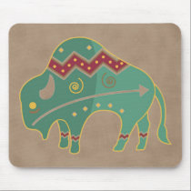 Buffalo Native American Mousepad mousepads