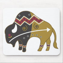 Buffalo Native American Mousepad mousepads