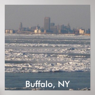 Buffalo, NY Print by ubmapmakers