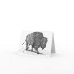 Buffalo Roaming Note Card