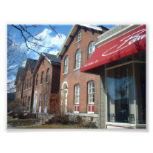 Buffalo Row Houses Photograph