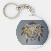 Buffalo Shield Keychains