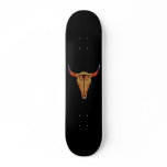 BUFFALO SKULL SKATEBOARD