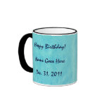 Buffalo Skull Turquoise Coffee Mugs