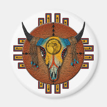 Buffalo Spirit Fridge Magnets
