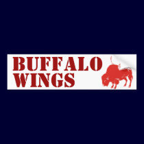 Buffalo Wings bumper stickers