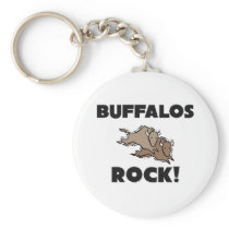 Buffalos Rock Key Chains