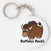 Buffalos Rock! Keychain