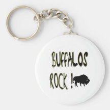 Buffalos Rock! Keychain