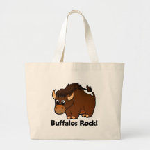 Buffalos Rock! Tote Bags