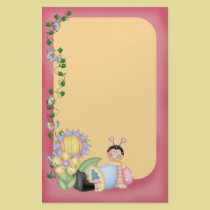 Bug and Butterflies stationery