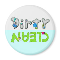 Bug and Germ Clean Dirty Dishwasher Magnet magnets