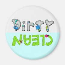 Bug and Germ Clean Dirty Dishwasher Magnet