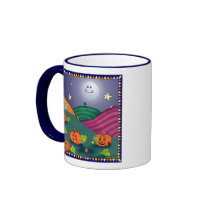 Bug Eyes & Pumpkins Mug